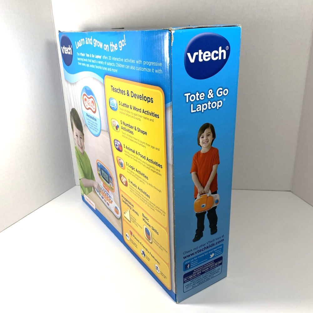 VTECH Tote & Go Laptop Learning Toy Educational Game Exclusive Color NIB - Picture 10 of 14